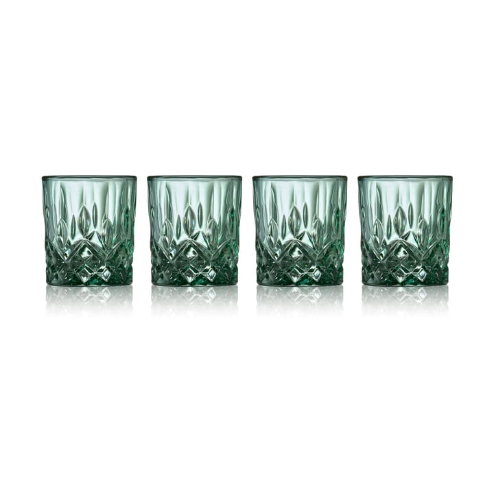 Sorrento shotglas 4 cl 4-pack - Grön - Lyngby Glas