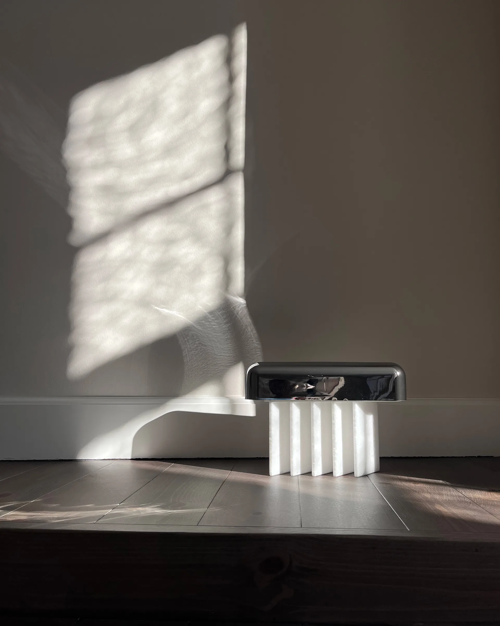 Beetle bordslampa portabel, Chrome 101 Copenhagen