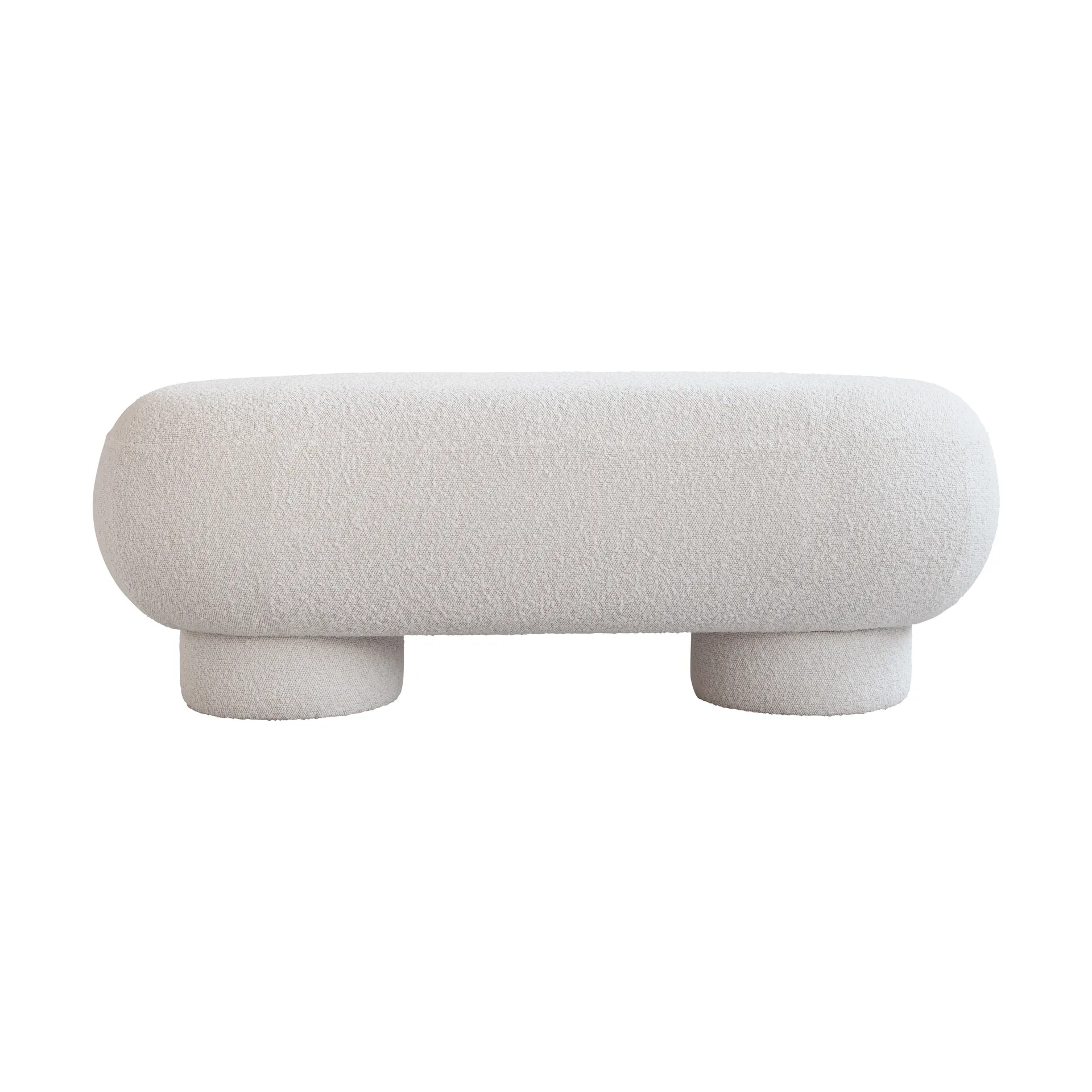 Big Foot petit bänk 120x44 cm, Bouclé 101 Copenhagen