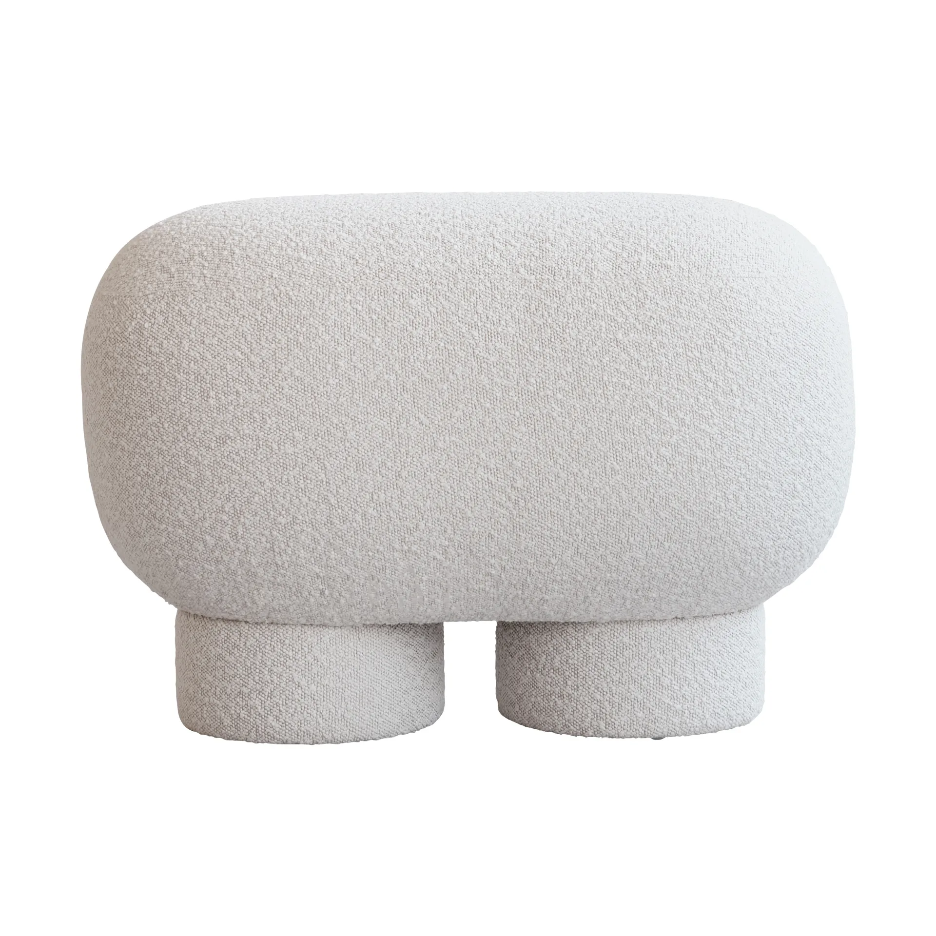 Big Foot petit bänk 70x47 cm, Bouclé 101 Copenhagen