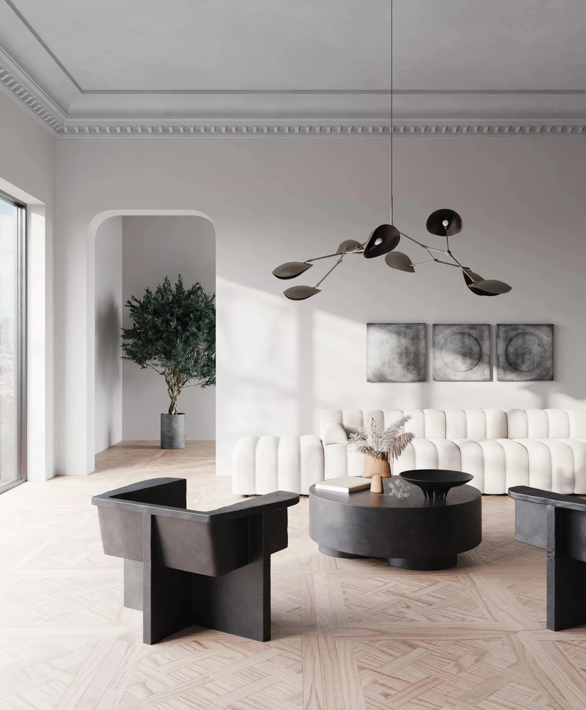 Big Foot soffbord big Ø110 cm, Coffee 101 Copenhagen