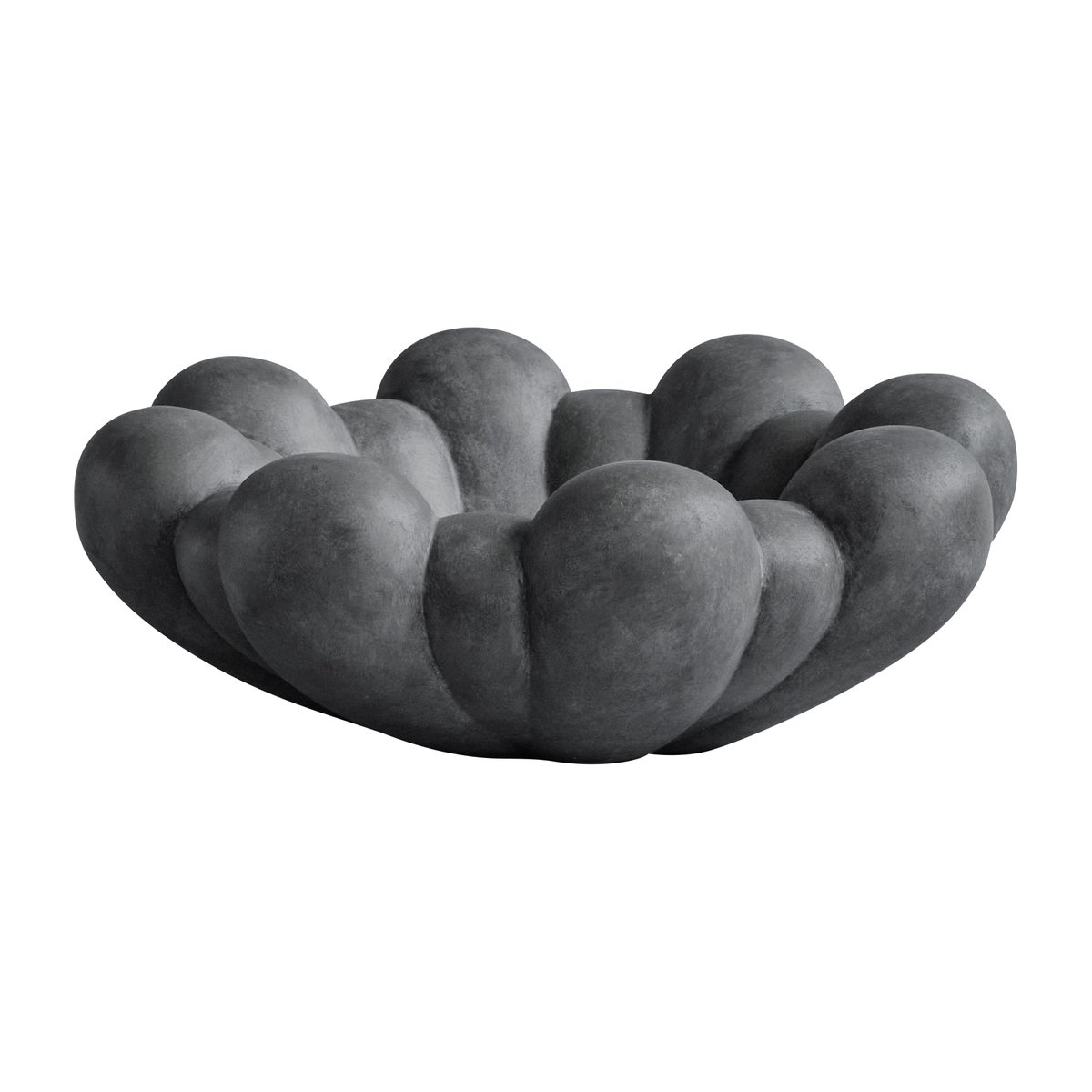 101 Copenhagen Bloom tray skål stor Mörk grå | Skandinavisk Design | Dekorationsskålar | Grå