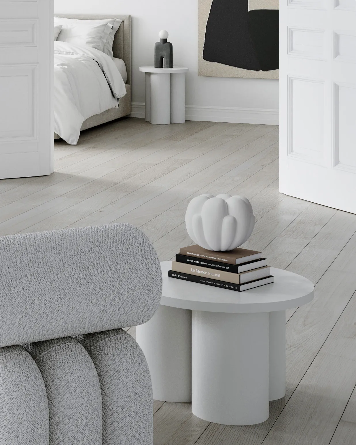 Bloom vas petit 22,5x24 cm, Bone white 101 Copenhagen