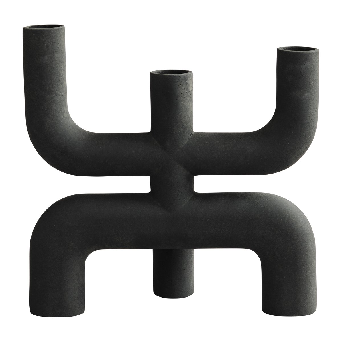 101 Copenhagen Cobra ljusstake 25x25 cm Black | Skandinavisk Design | Ljusstakar | Svart