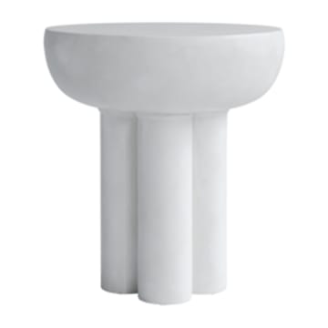 Crown sidobord tall Ø45 cm - Bone white - 101 Copenhagen