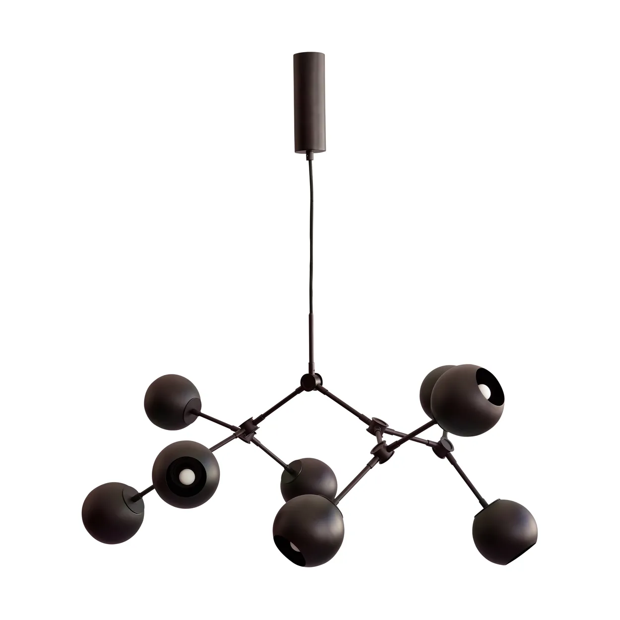 101 Copenhagen Drop Chandelier Globe takkrona mini Burned black