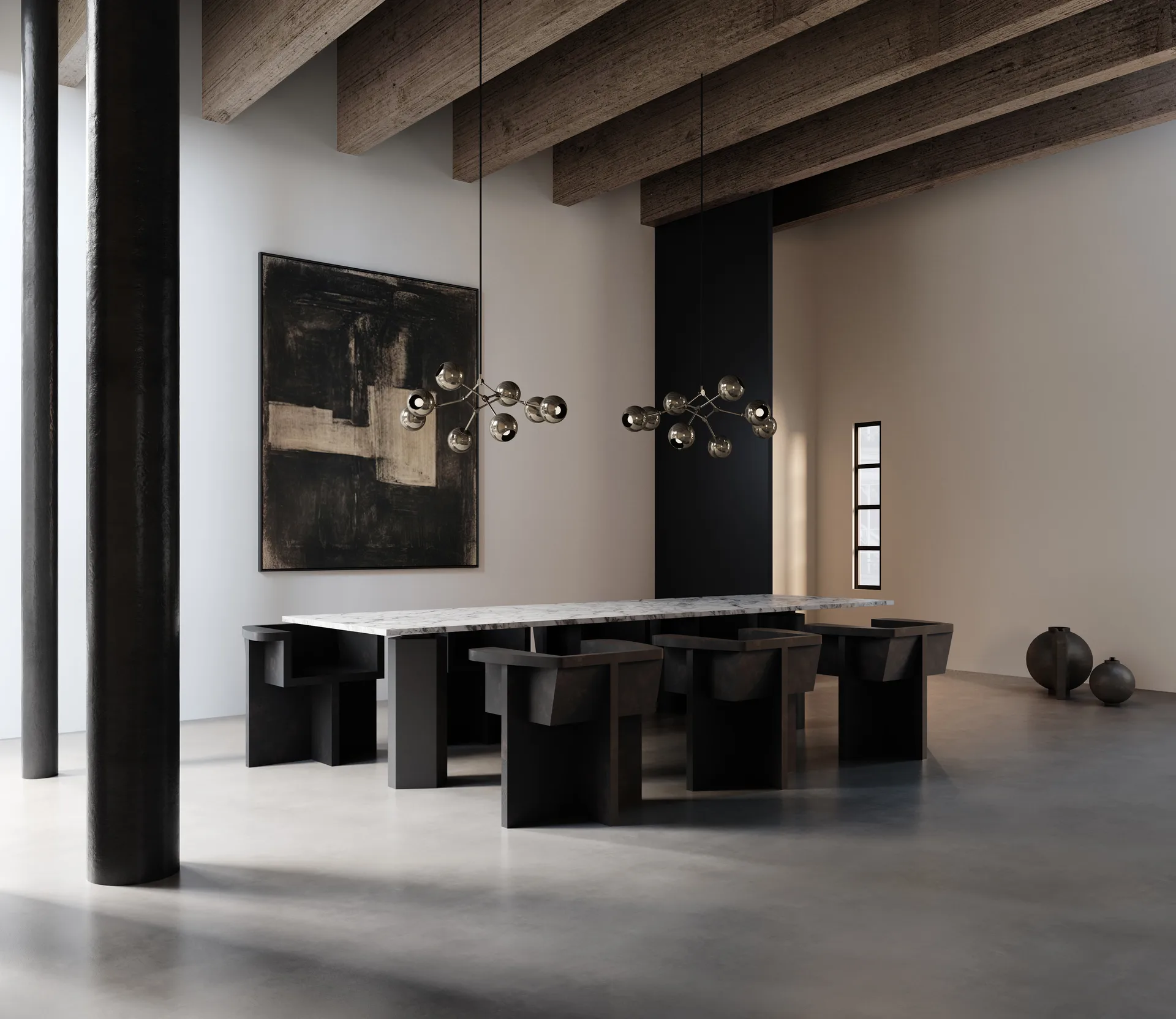 Drop Chandelier Globe takkrona mini, Chrome 101 Copenhagen