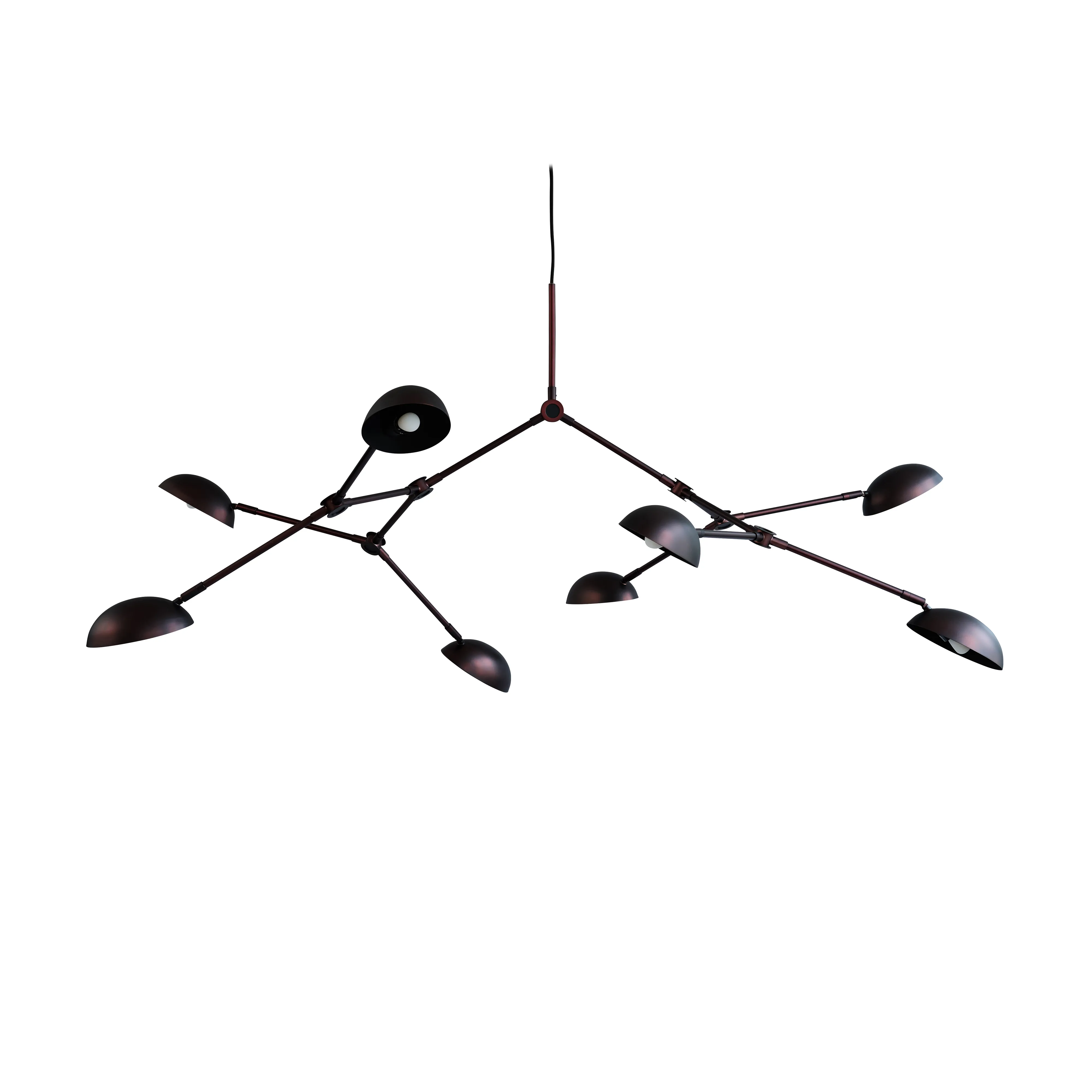 Drop Chandelier takkrona, Burned black