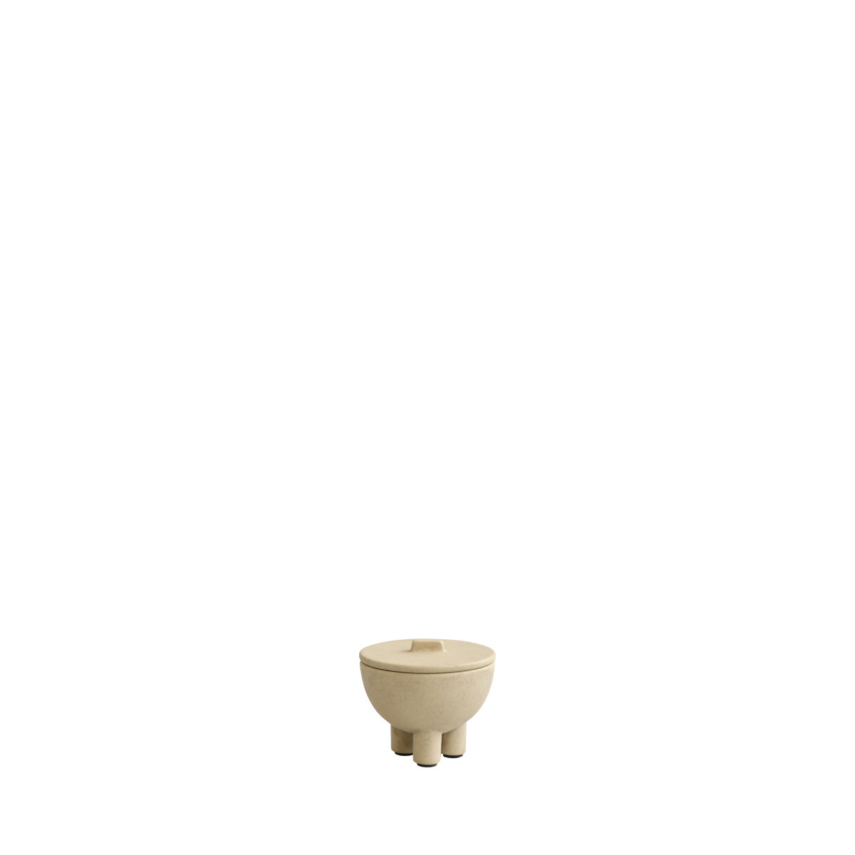 101 Copenhagen Duck skål med lock mini Sand | Skandinavisk Design | Dekorationsdetaljer | Beige