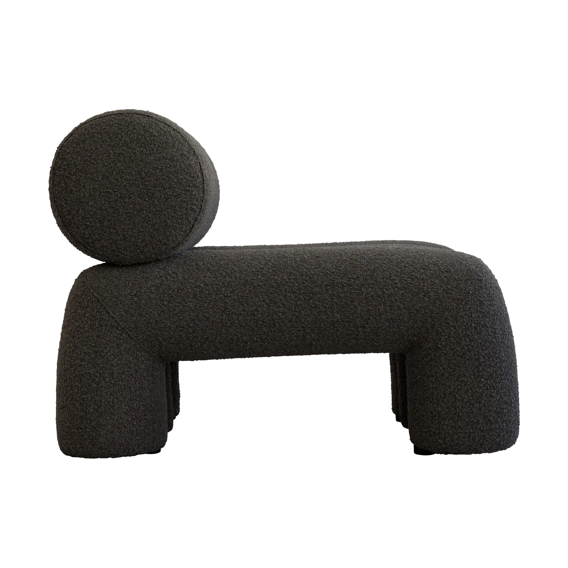 Foku Chair loungefåtölj, Deep taupe 101 Copenhagen