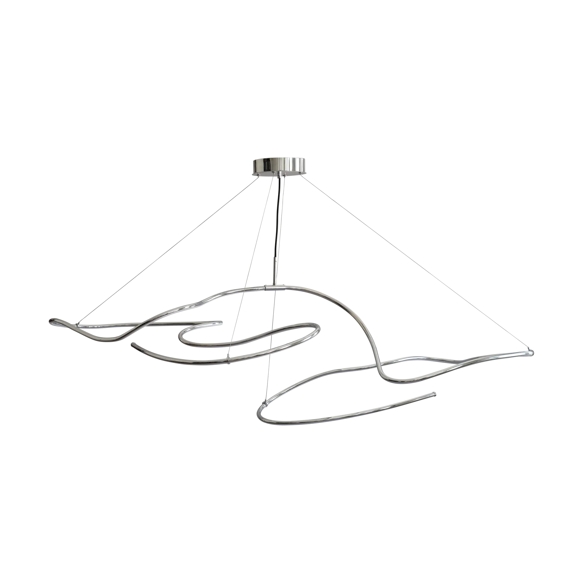 Ghost Chandelier big taklampa, Chrome 101 Copenhagen