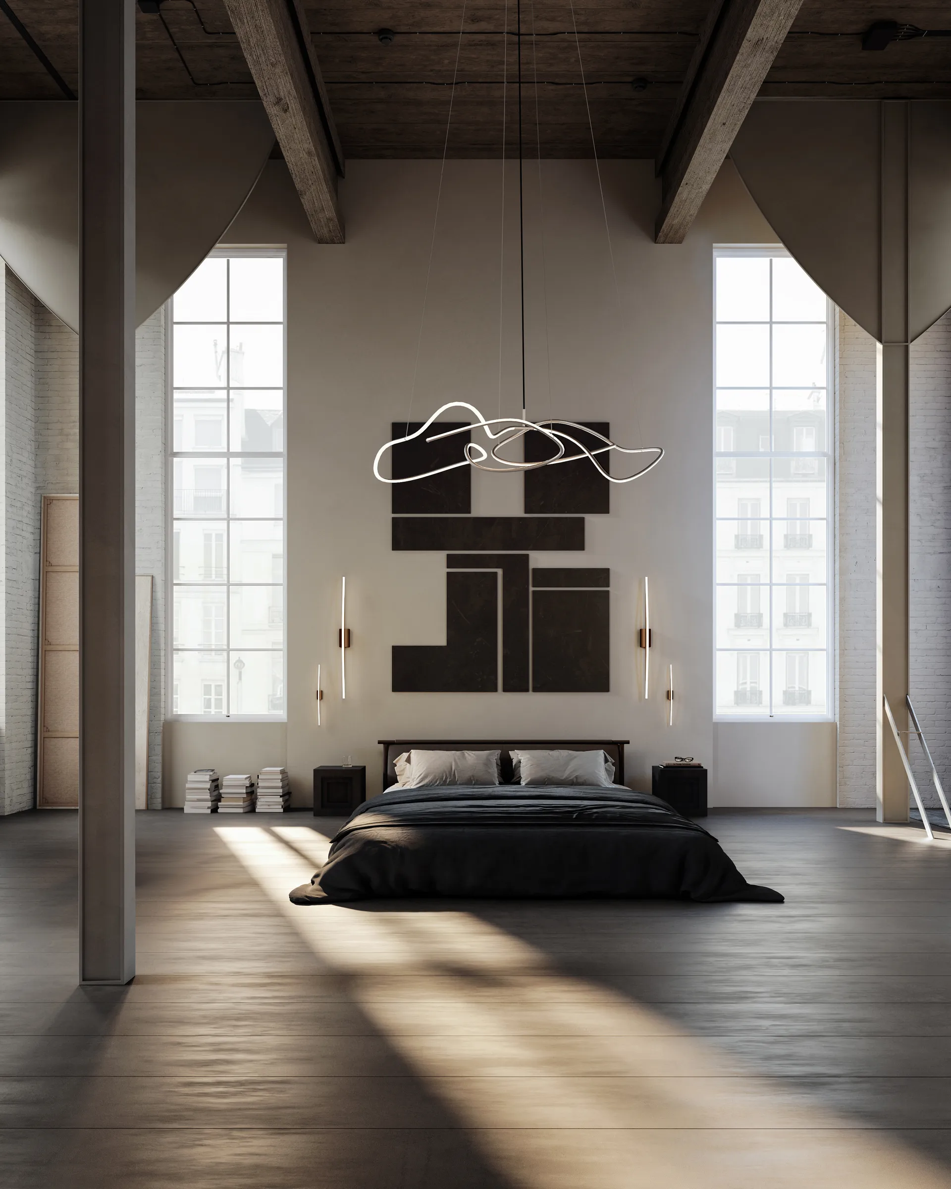 Ghost Chandelier big taklampa, Chrome 101 Copenhagen