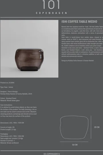 Ishi soffbord medio - Smoked forest - 101 Copenhagen