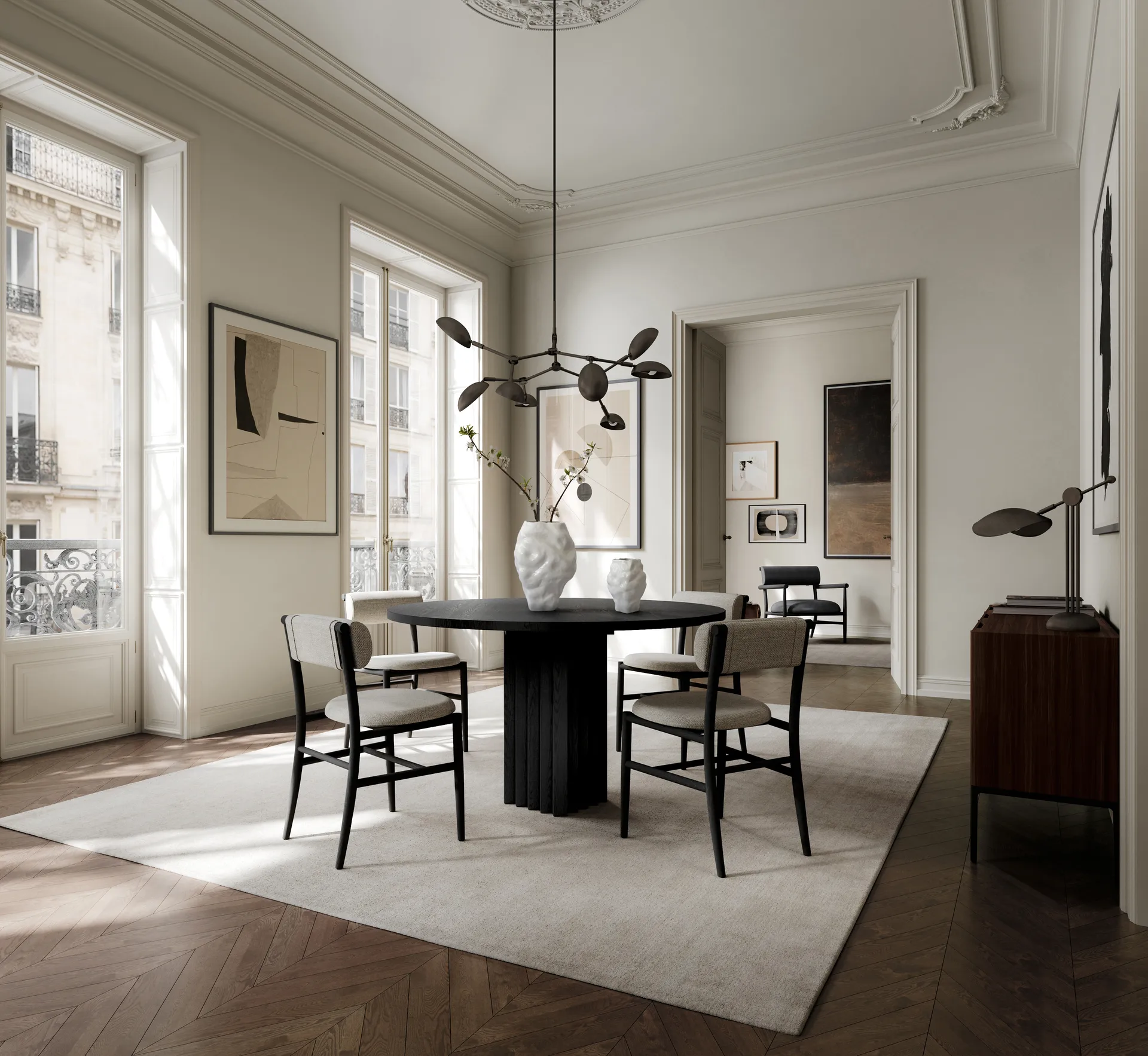 Katachi vas medio, High glaze birch 101 Copenhagen