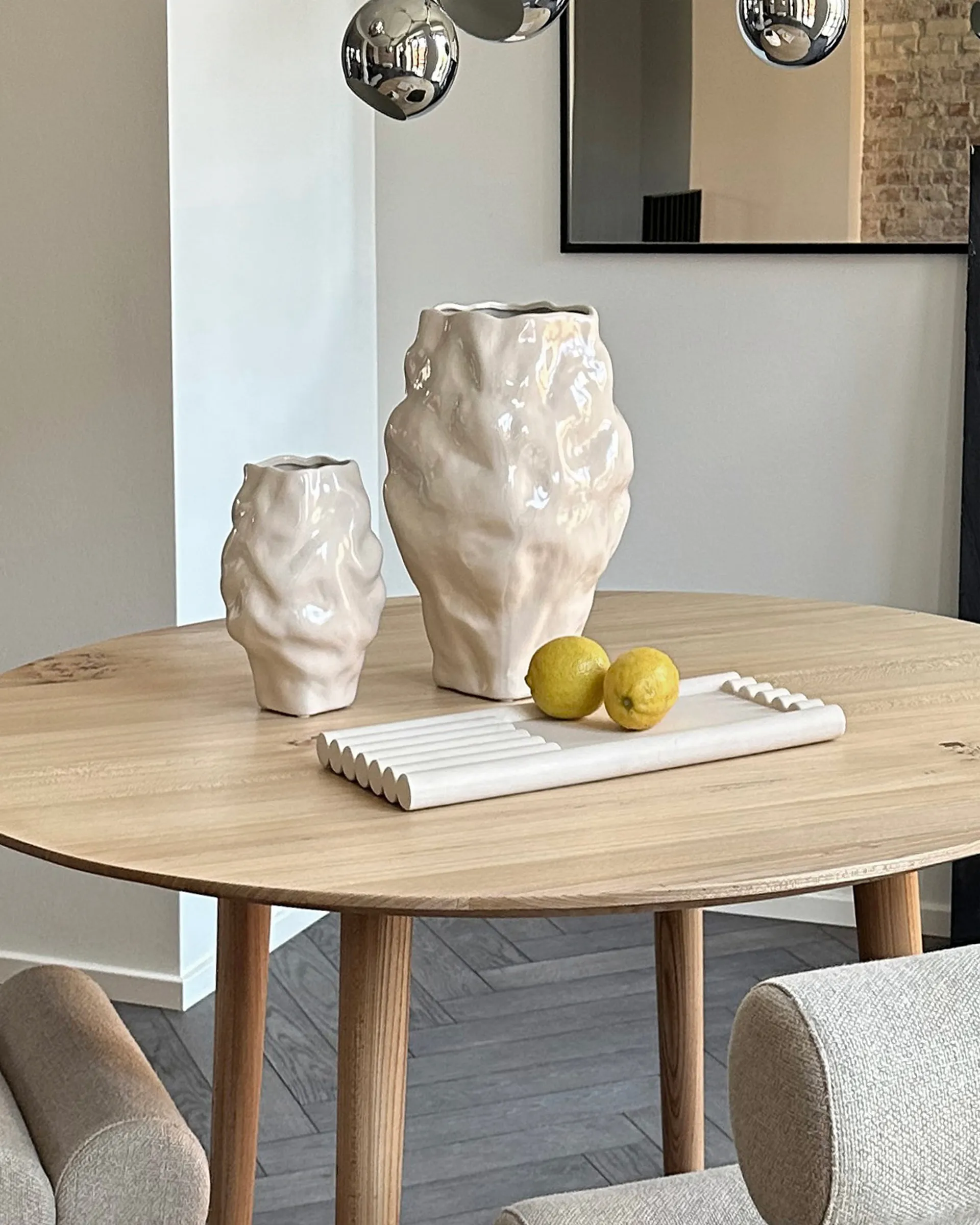 Katachi vas medio, High glaze birch 101 Copenhagen