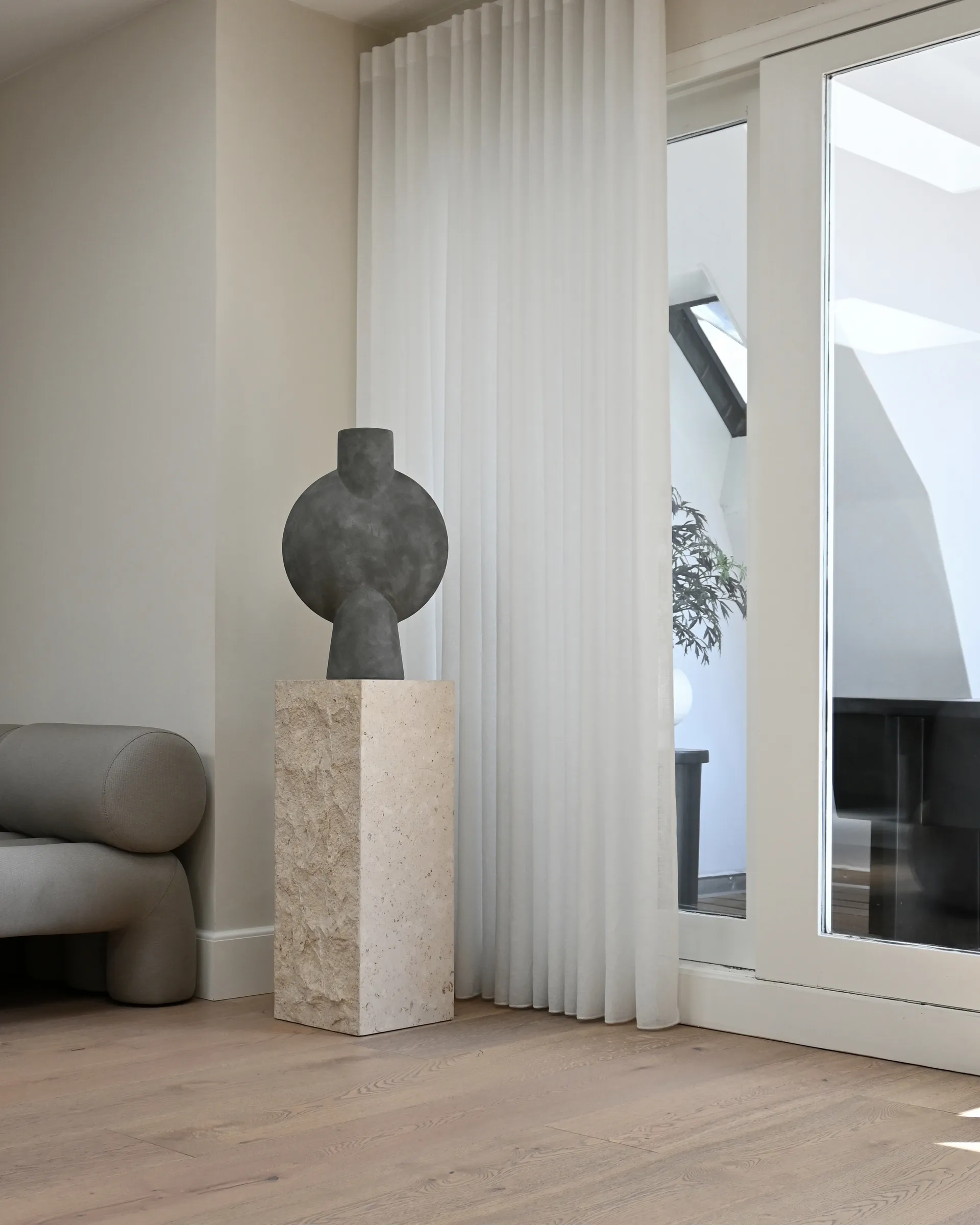 Podium Maxi piedestal 80 cm, Limestone 101 Copenhagen