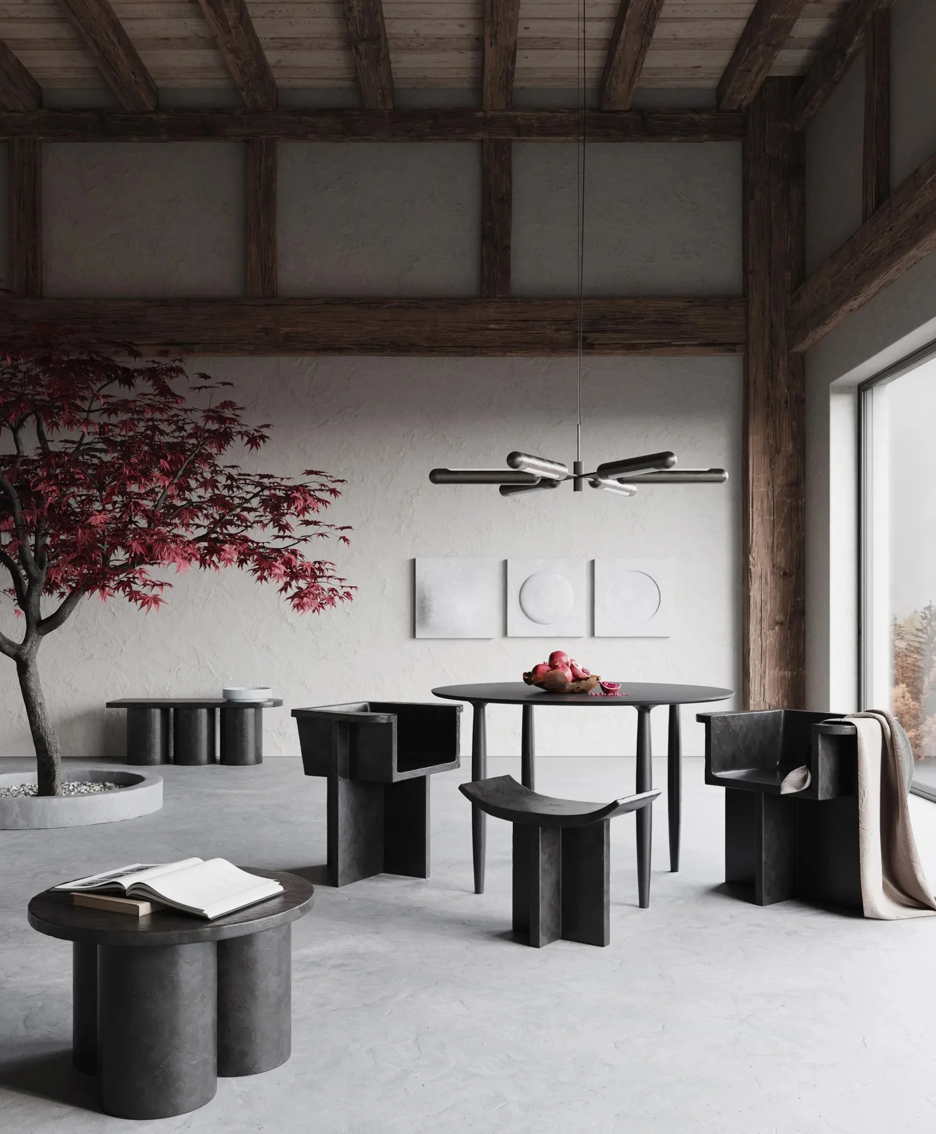 Sculpt Art Bubble väggdekoration 58x58 cm, Chalk white 101 Copenhagen