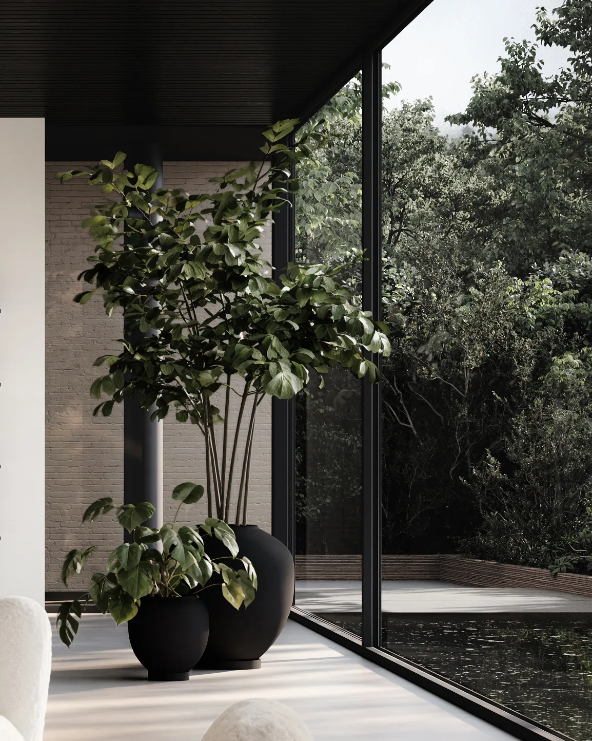 Sunao vas big 55 cm, Black 101 Copenhagen