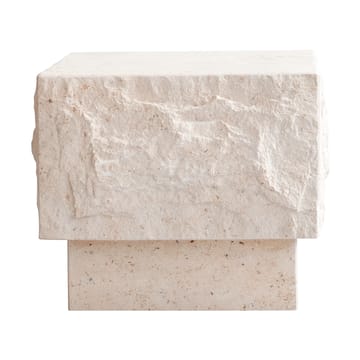 Temple sidobord low 42x40 cm - Chrome-limestone - 101 Copenhagen