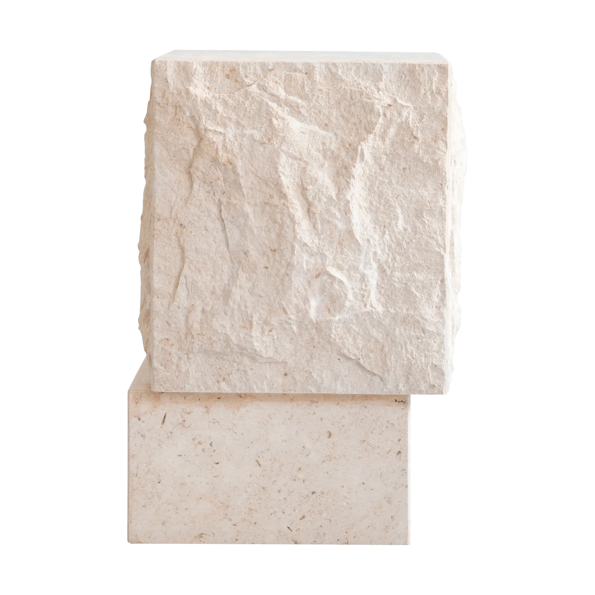 Temple sidobord tall 50x33 cm, Limestone 101 Copenhagen