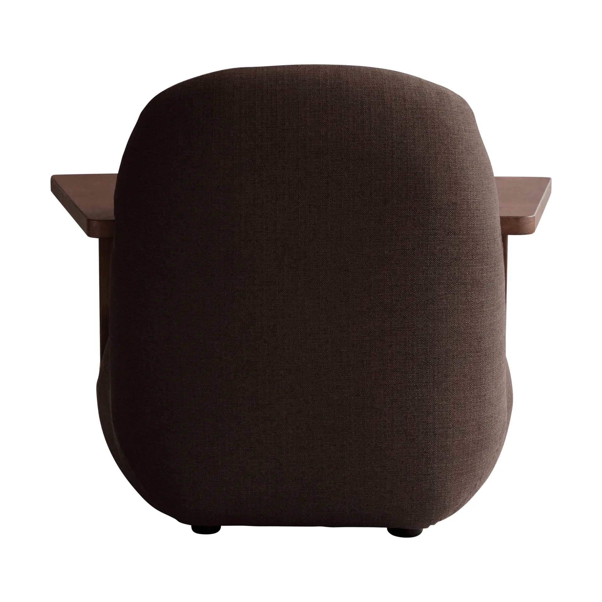 Toe chair fåtölj med armstöd, Classic brown oak-dark brown 101 Copenhagen
