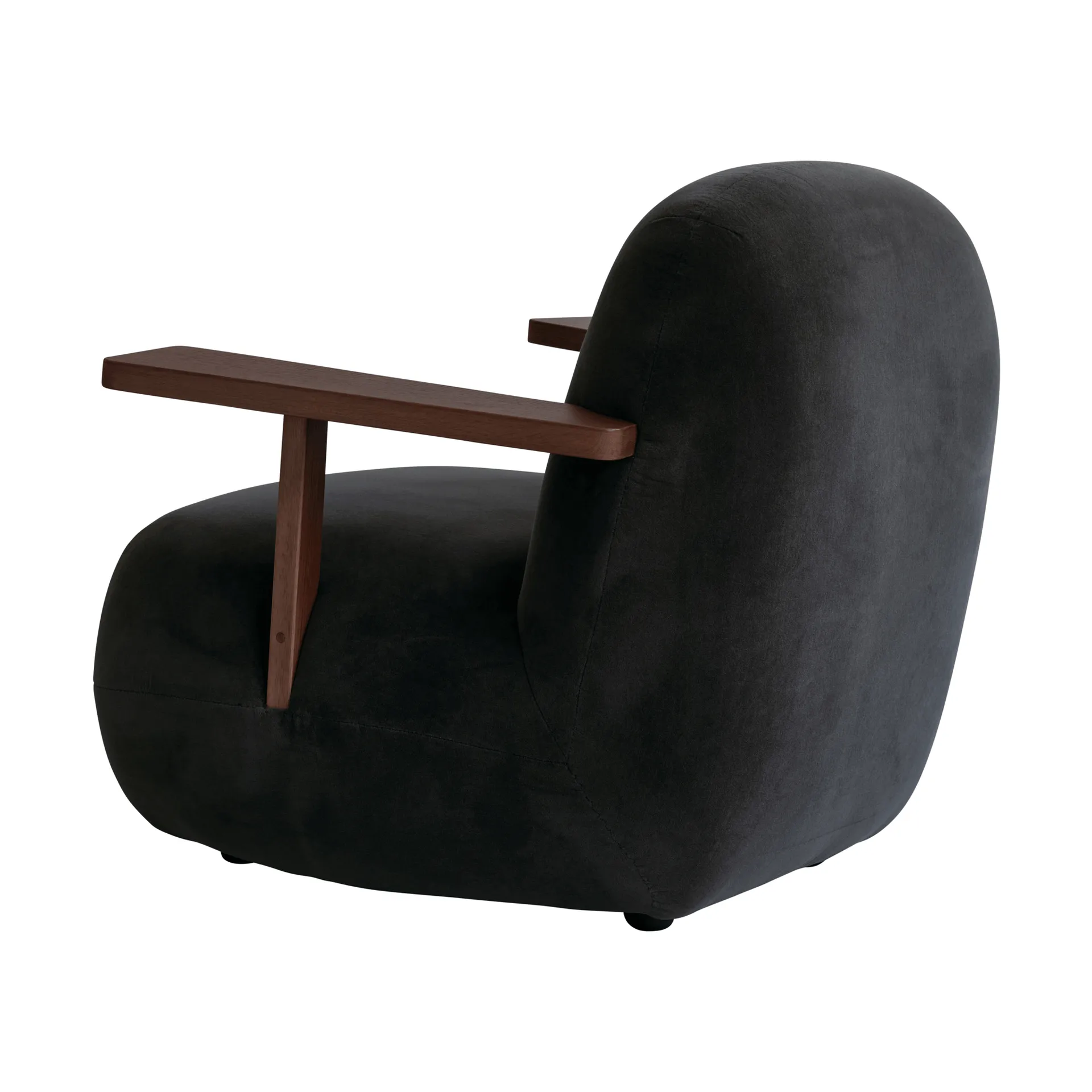 Toe chair fåtölj med armstöd, Classic brown oak-peat 101 Copenhagen