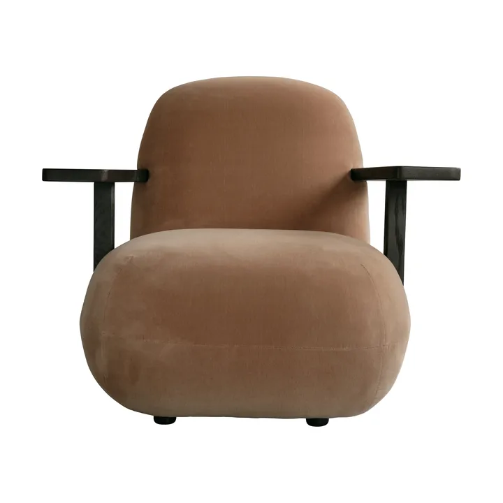 Toe chair fåtölj med armstöd - Coffee black oak-desert - 101 Copenhagen