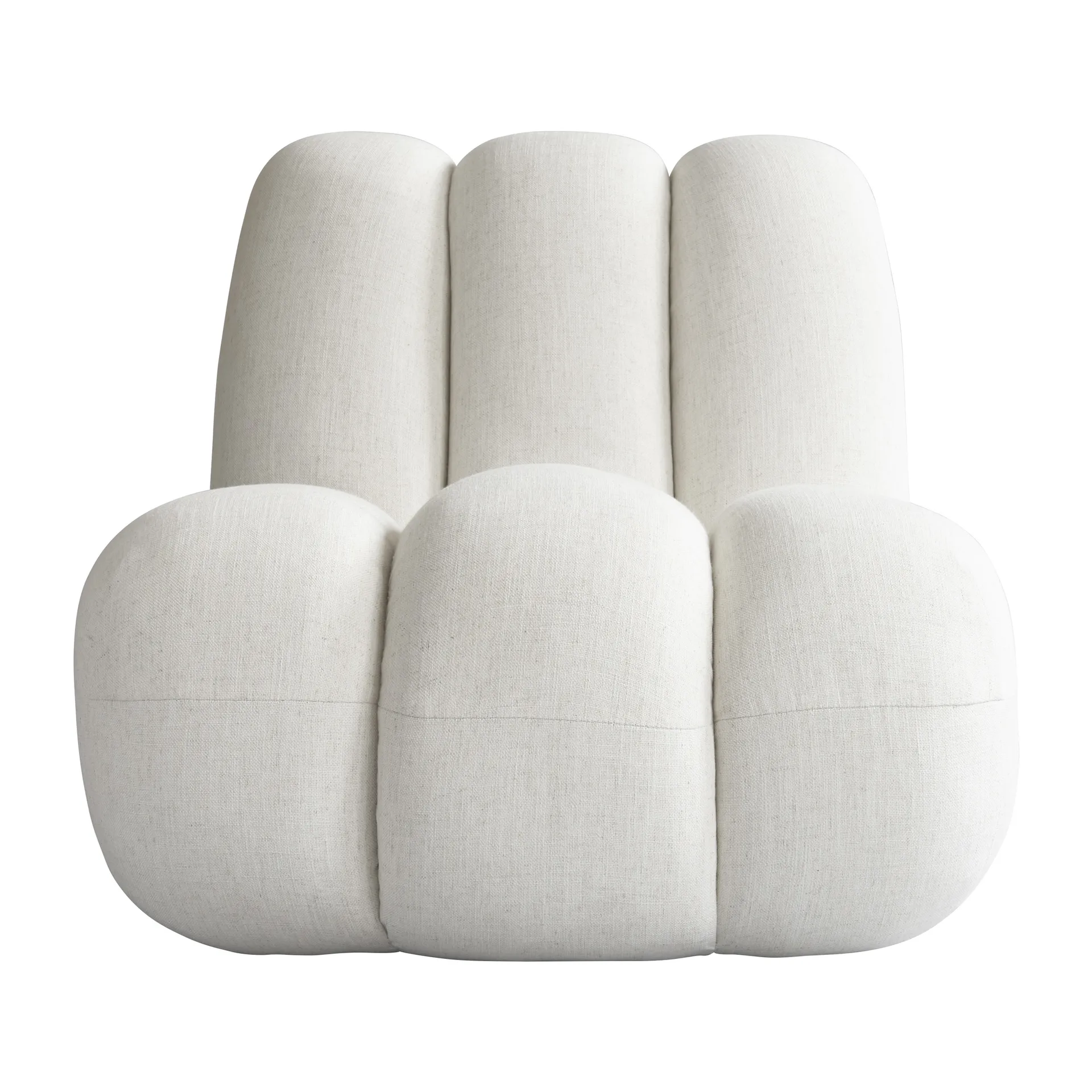 Toe loungefåtölj linne, White chalk 101 Copenhagen