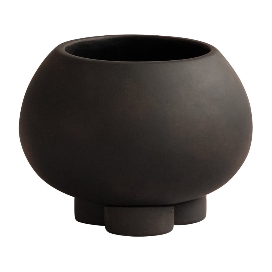 101 Copenhagen Urchin kruka petit 17 cm Coffee | Skandinavisk Design | Krukor | Brun