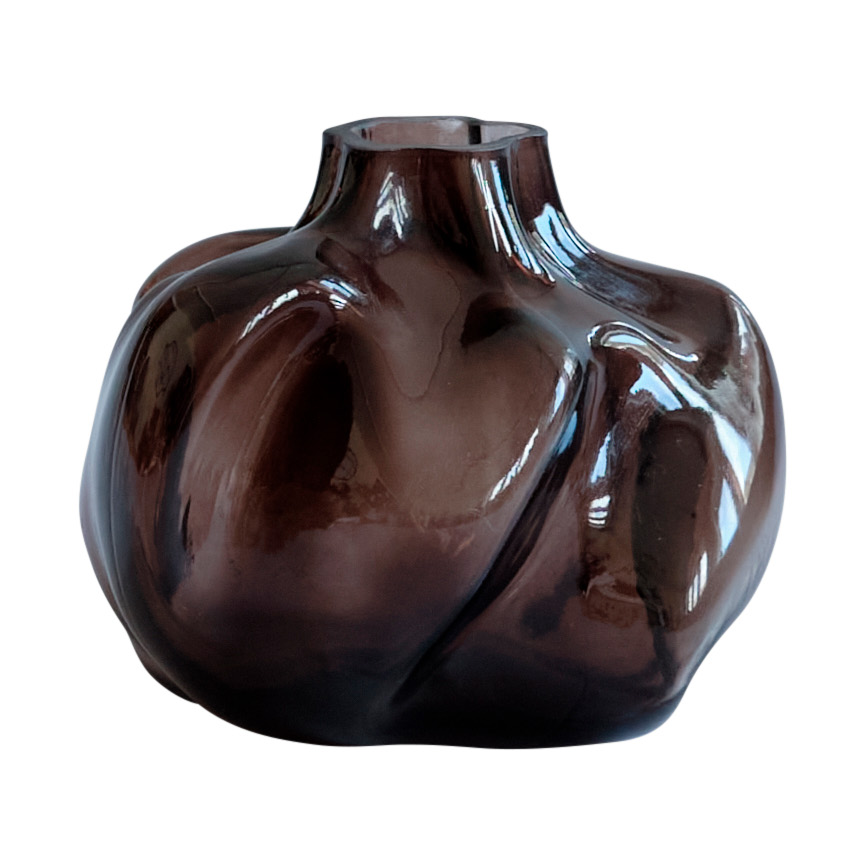 101 Copenhagen Wabi Mini vas 16 cm forest | Skandinavisk Design | Vaser | Brun