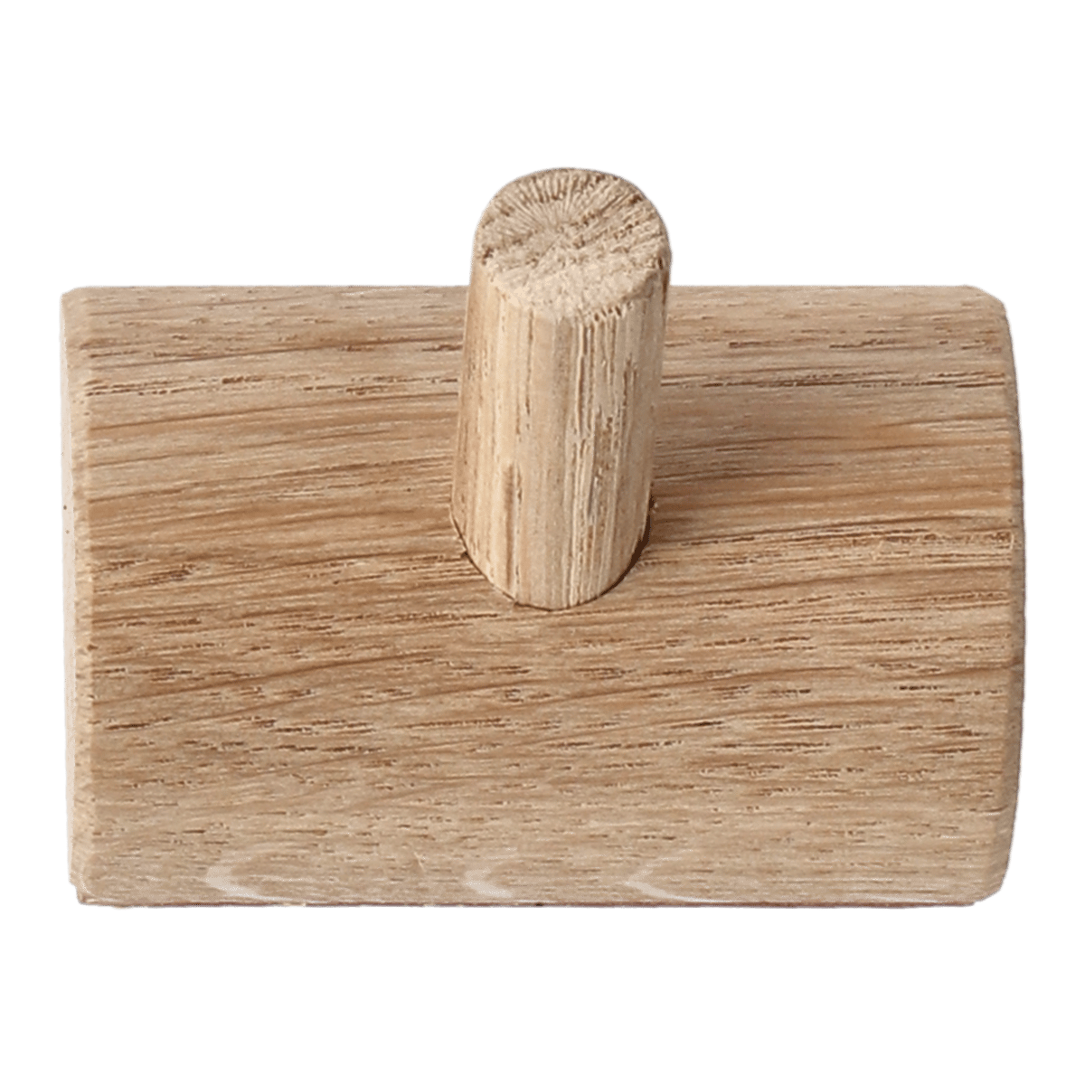 1898 Allsarp knopplist 1 knopp Ek | Skandinavisk Design | Krokar & Hängare | Beige