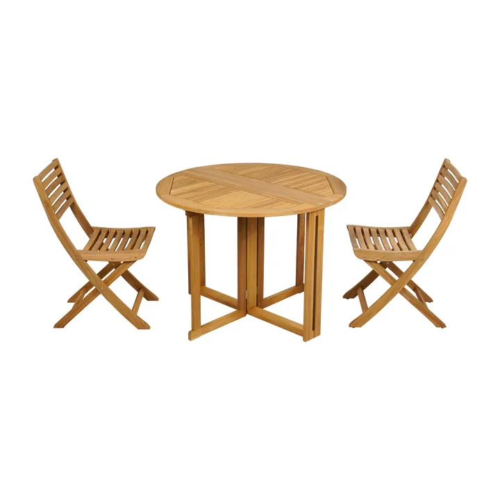 Aneboda balkongset med 2 stolar teak - 1898