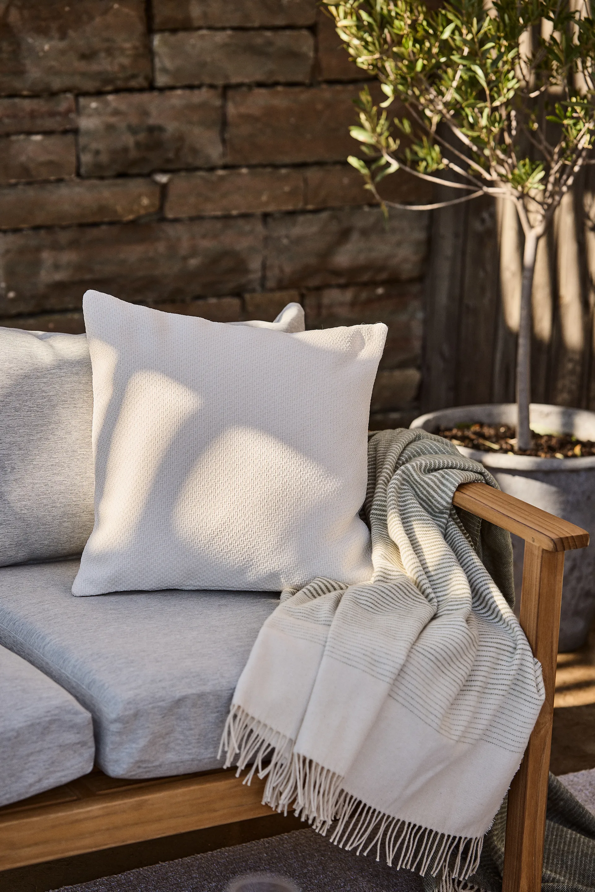 Asaryd kudde 45x45 cm, Vit 1898