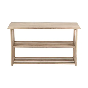 Bäckebo skohylla med sits - Ek, 80x48x30 cm - 1898