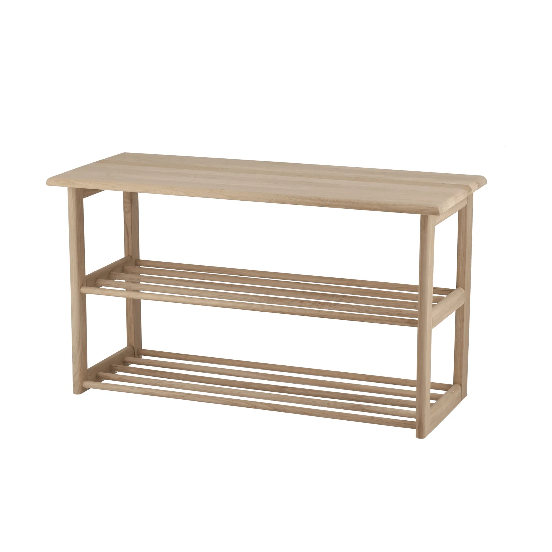 Bäckebo skohylla med sits, Ek, 80x48x30 cm 1898