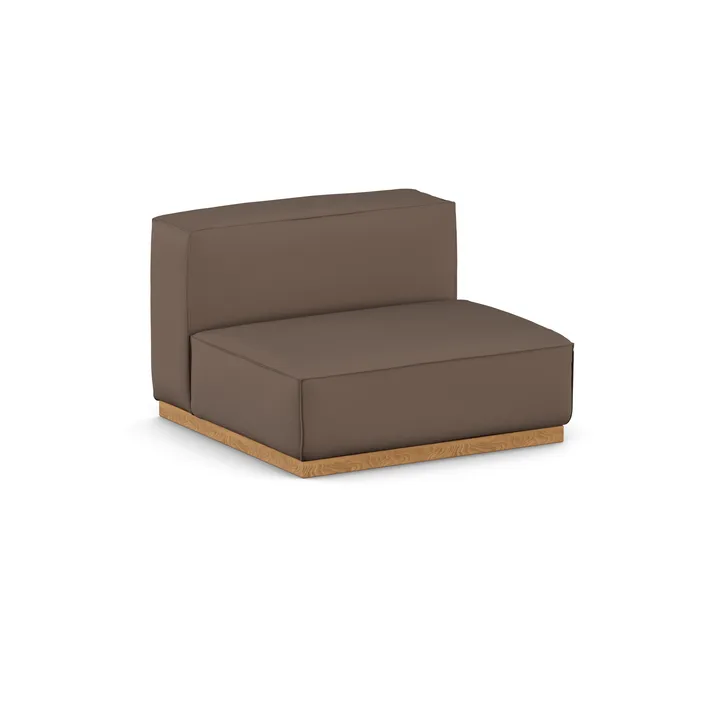 Bergsdal 1,5-sits fåtölj - Jump Brown 1955-ekbetsad ask, 1,5-sits - 1898