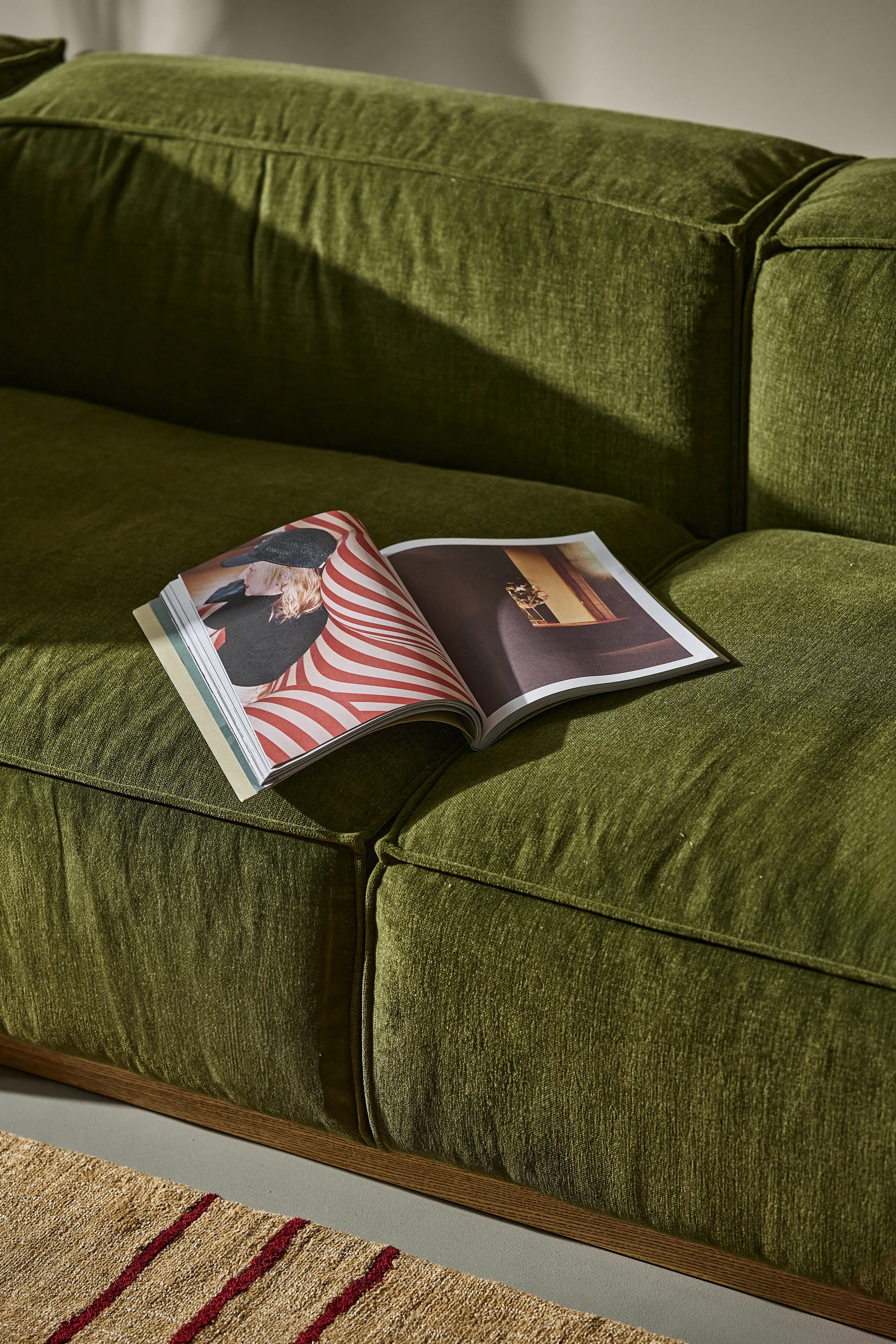 Bergsdal 3-sits soffa, Luiza Green 1898