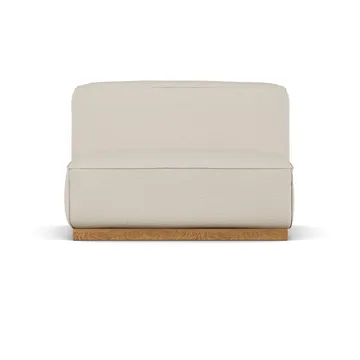 Bergsdal fåtölj - Same Beige 6670-ekbetsad ask, 1,5-sits - 1898