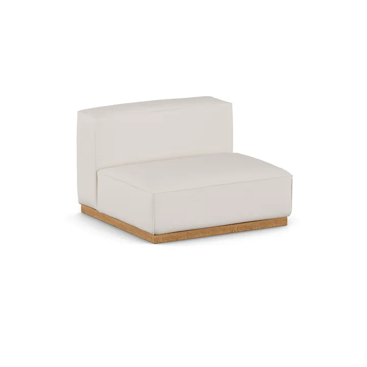 Bergsdal fåtölj - Same Off White 6671-ekbetsad ask, 1,5-sits - 1898