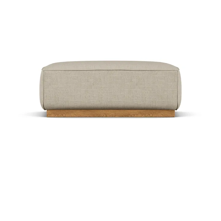 Bergsdal fotpall - Bern Beige 0341-ekbetsad ask - 1898