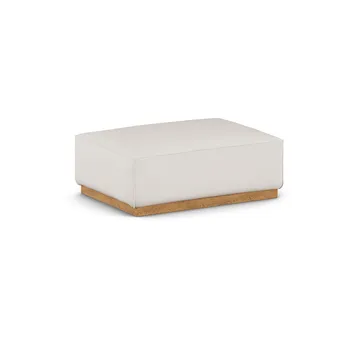 Bergsdal fotpall - Caleido Beige 9600-ekbetsad ask - 1898