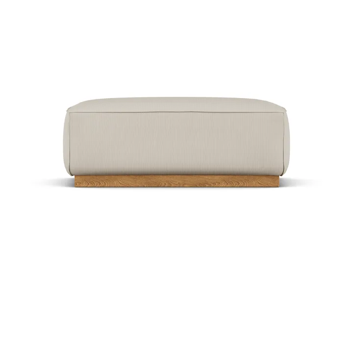 Bergsdal fotpall - Jump Beige 1956-ekbetsad ask - 1898