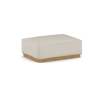 Bergsdal fotpall - Jump Beige 1956-ekbetsad ask - 1898