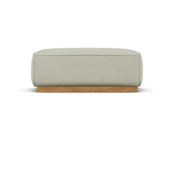Bergsdal fotpall - Luiza Beige 3981-ekbetsad ask - 1898