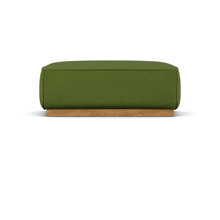 Bergsdal fotpall - Luiza Green 3975-ekbetsad ask - 1898