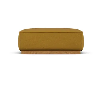 Bergsdal fotpall - Luiza Mustard 3972-ekbetsad ask - 1898