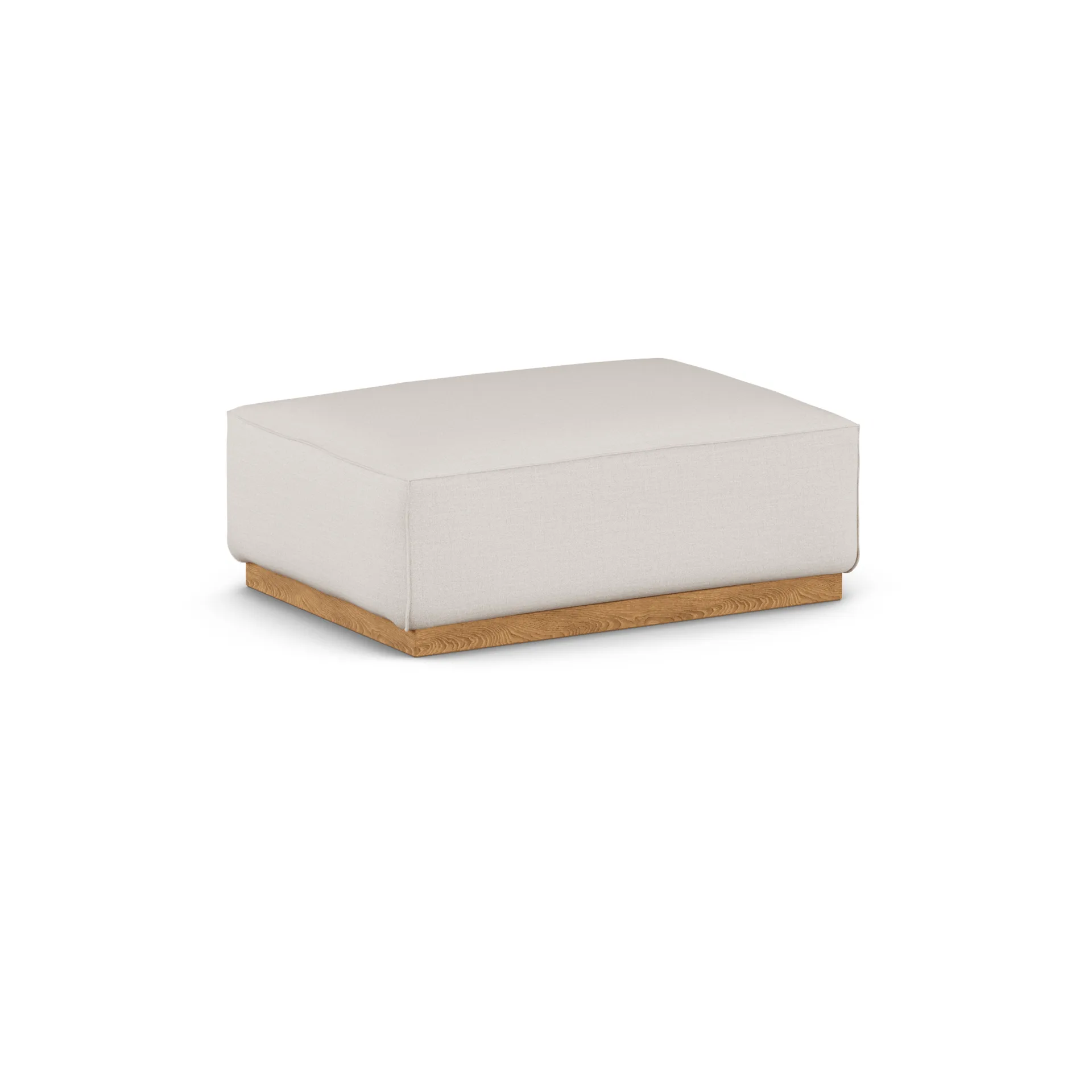 Bergsdal fotpall, Same Off White 6671-ekbetsad 1898
