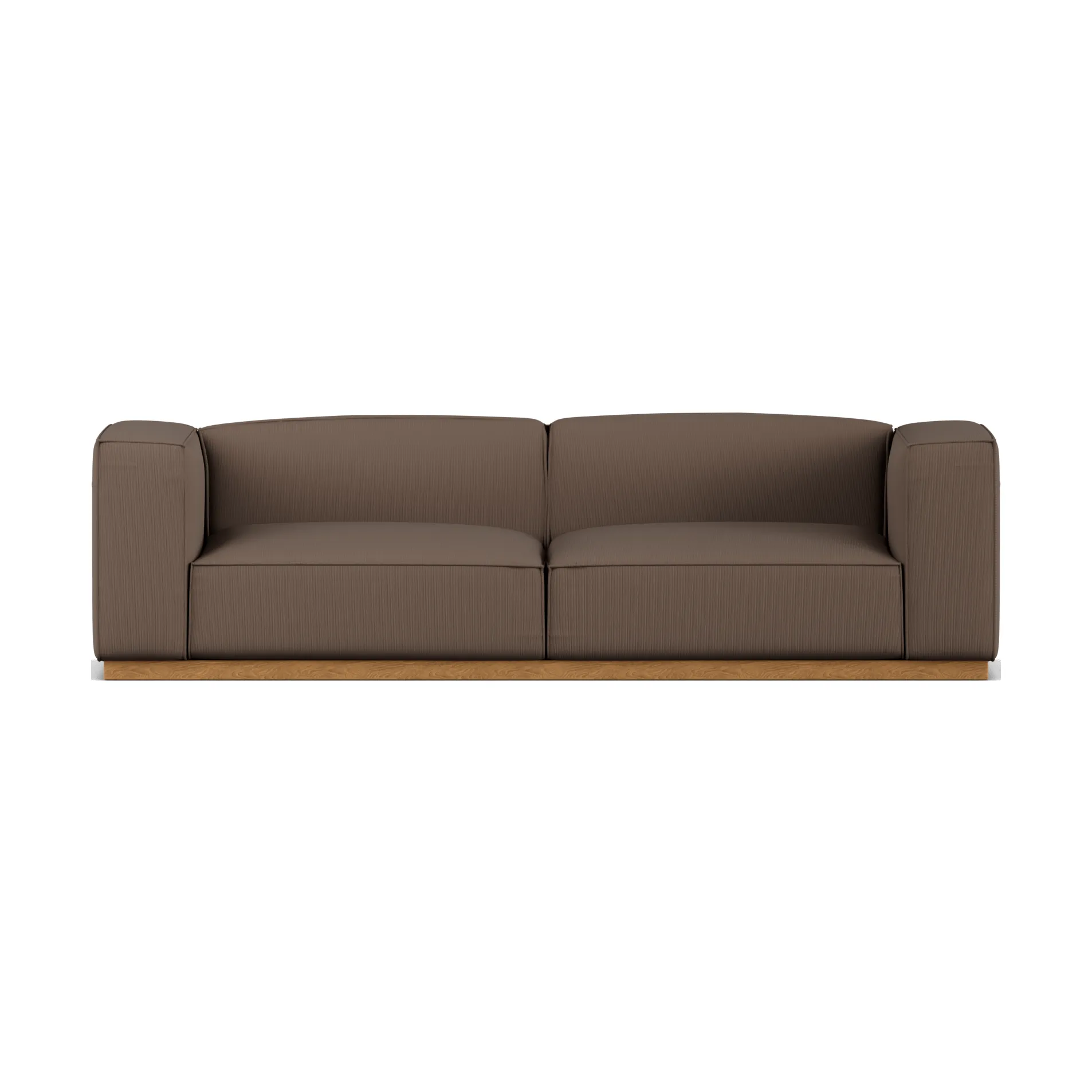 Bergsdal soffa, Jump Brown 1955-ekbetsad ask, 3-sits 1898