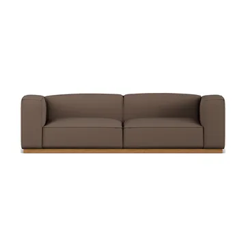 Bergsdal soffa - Jump Brown 1955-ekbetsad ask, 3-sits - 1898