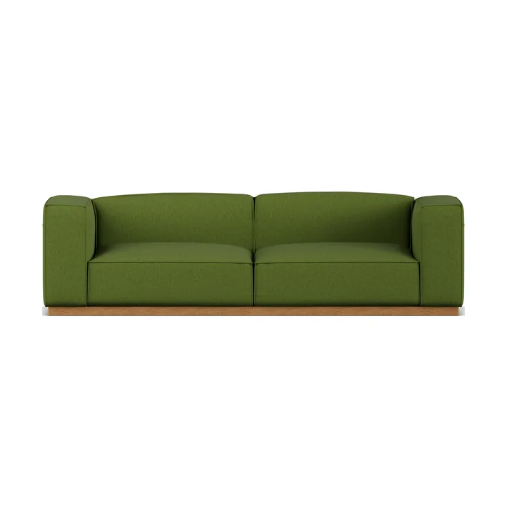 Bergsdal soffa - Luiza Green 3975-ekbetsad ask, 3-sits - 1898